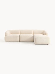 Narożna sofa modułowa Bouclé Sofia (3-osobowa)