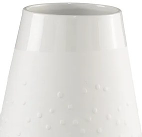 Biała porcelanowa waza DOTS