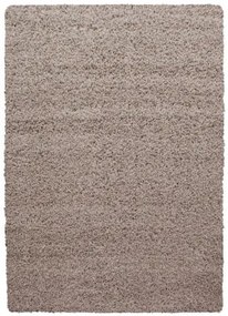 Dywan shaggy jednokolorowy beżowy 60 cm x 110 cm