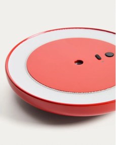 Czerwona lampa stołowa LED ze ściemniaczem z metalowym kloszem (wysokość 35 cm) Porte – Kave Home