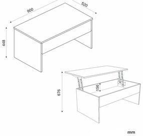 Stolik konferencyjny Akilli Travertine