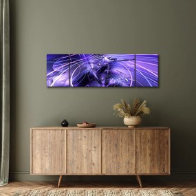 Obraz abstrakcji technicznej (170x50 cm)