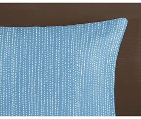 Niebieska flanelowa pościel jednoosobowa 140x200 cm Lumi – HIP