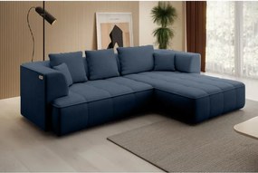 Narożnik ALBIO S Prawostronny z elektryczną regulacją siedziska, funkcja spania, wolnostojący w tkaninie EDEN 16 WERSAL