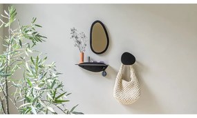 Czarna metalowa półka 34 cm Pipa – Spinder Design