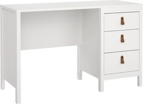 Biurko komputerowe Madrid 3 szuflady biały mat