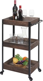 Wózek do serwowania MCW-H22,  shabby brown