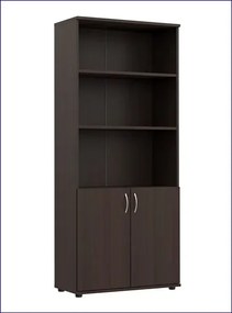 Klasyczny regał na książki wenge L8-B52