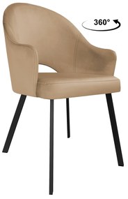 Krzesło obrotowe Velvet podstawa Profil czarna MG06