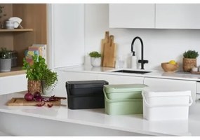 SmartStore Plastikowy kosz na odpady organiczneCollect, czarny, 5 l