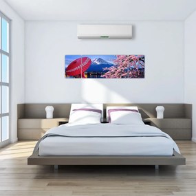 Obraz - Widok na szczyt, Japonia (170x50 cm)