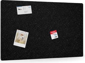 Tablica akustyczna 120x80 cm, zaokrąglone rogi, czarna