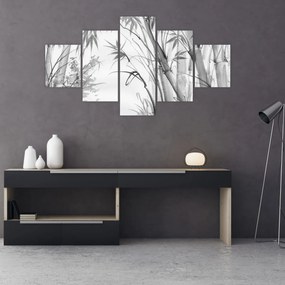 Obraz - Las bambusowy (125x70 cm)