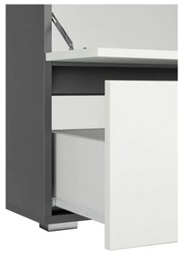 Biało-antracytowa szafka pod umywalkę 60x55 cm Wisla – Støraa