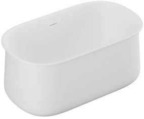 Wanna wolnostojąca biała matowa - 130 x 74 x 60 cm - 195 l - CALDRIA