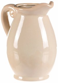 Waza/dzban kremowy, 15 x 16 x 23 cm, średni, 23 cm