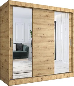 Szafa Przesuwna Dąb Artisan 200 Cm E0-Z60