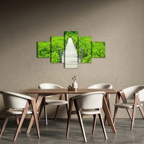 Obraz - drewniany chodnik (125x70 cm)