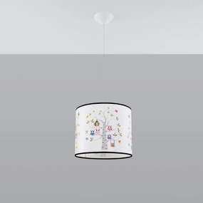 Lampa wisząca SOWY 40 biała SOLLUX  LIGHTING