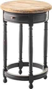 Stolik Margaret 45x72 black&amp;natural