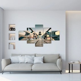 Obraz - Na molo (125x70 cm)