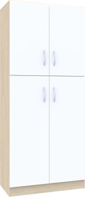 Szafa biurowa aktowa na klucz Simple, 80x40x185 cm, index 80-5P-2F3-2F2