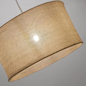 Beżowy tekstylny abażur ø 50 cm Mariela – Kave Home