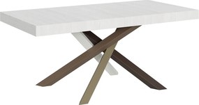 Stół rozkładany 180/284x90 cm Volantis frassino biała nogi wielobarwny 4/C