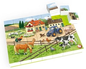 Puzzle dziecięce Hubelino Życie na wsi