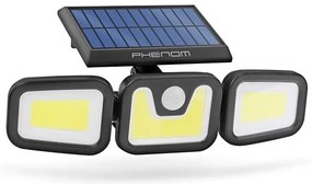 LED Solarny naświetlacz z czujnikiem 3xLED/3,3W/5V IP65