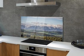 Panel szklany do Kuchni Potęga Wysokich Gór