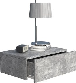 Drewniana ściana wisząca stolik nocny Usal M 45 cm