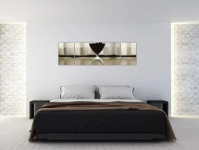 Obraz klepsydry (170x50 cm)