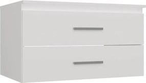 Biała szafka łazienkowa pod umywalkę  80 cm C9-K44