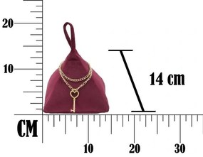 Stoper do drzwi w kolorze Bordowym