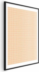 Plakat Linie i szum 60x90 cm z ramą czarną z marginesem ARTGEIST B