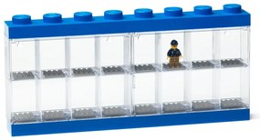 Niebieski pojemnik kolekcjonerski na 16 mini figurek LEGO®