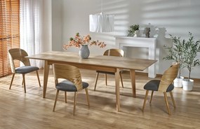 Krzesło z oparciem z giętej sklejki Cadiz Halmar