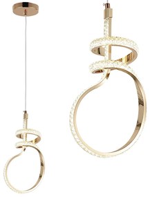 LAMPA WISZĄCA LED G071-CP ZŁOTA