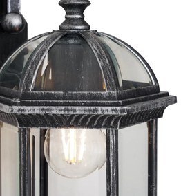 Zewnetrzna Klasyczna zewnętrzna lampa ścienna antyczne srebro IP44 - Glasgow klasyczny/Antyczny Oswietlenie zewnetrzne