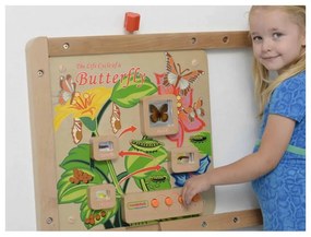 Cykl życia motylka tablica edukacyjna masterkidz