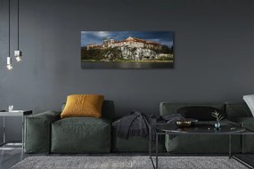 Obraz canvas na ścianę Wawel w Objęciach Wisły