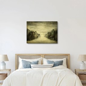 Obraz na szkle westernowego miasteczka (70x50 cm)