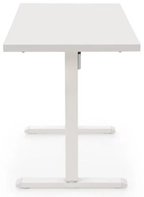 Biurko B54 120x60cm białe z regulacją wysokości HALMAR