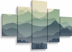Obraz - Forest Mountain (125x70 cm)