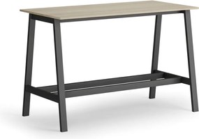 Wysoki stół barowy, 1600 x 800 mm, dąb naturalny