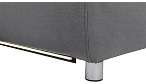 Szara skórzana sofa 211 cm Pareli – Støraa