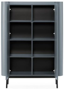 Szaroniebieska szafka 100x140x40 cm Willa – MOME