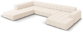 Kremowy narożnik (lewostronny/w kształcie litery U) Chicago – Cosmopolitan Design