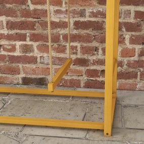 PawHut Plac zabaw dla kur z huśtawkami i drabinką, dla 3-4 kur, Drewniany kurnik zabawowy